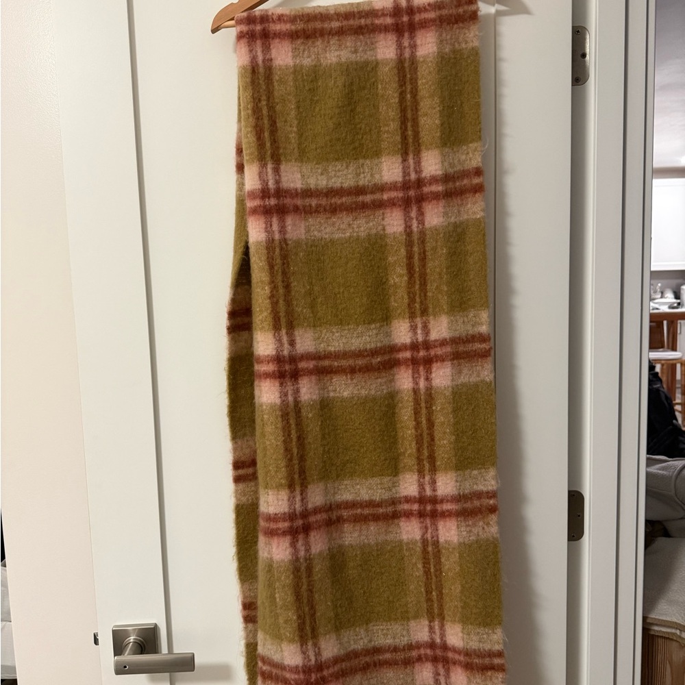 By Anthropolgie Brushed Woven Scarf: Plaid Edition